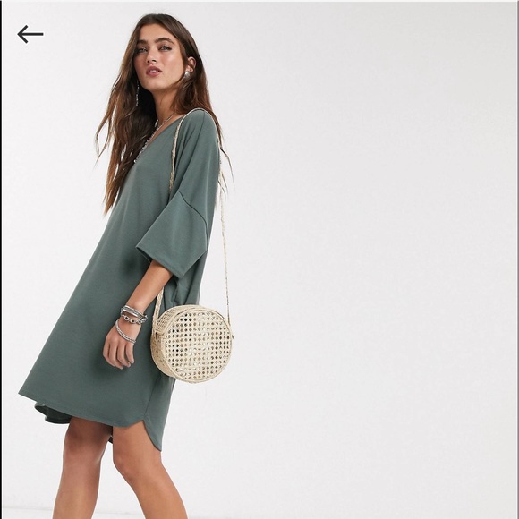 ASOS Dresses & Skirts - ASOS Oversized V-neck T-Shirt Dress